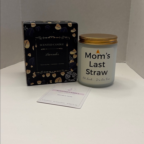 Handmade Other - Moms Last Straw Lavender scented Candle